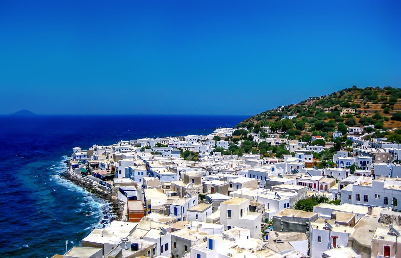 A seaside town in Greece